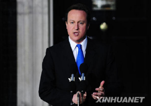 英新任首相与温家宝通电话 称奉行积极对华政策