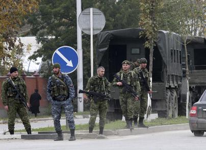 俄车臣议会大楼遭恐怖袭击6死17伤