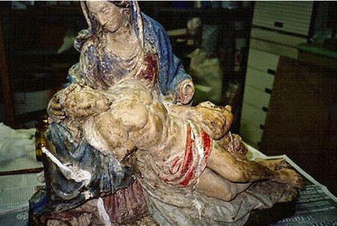 米开朗基罗圣母怜子雕塑模型被发现 500年后重回罗马