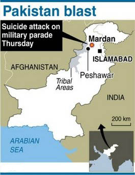 少年人弹袭击巴基斯坦军营 31名士兵死42人伤