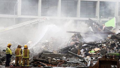 新西兰地震死亡人数升至98 CTV大楼被埋者恐全部遇难