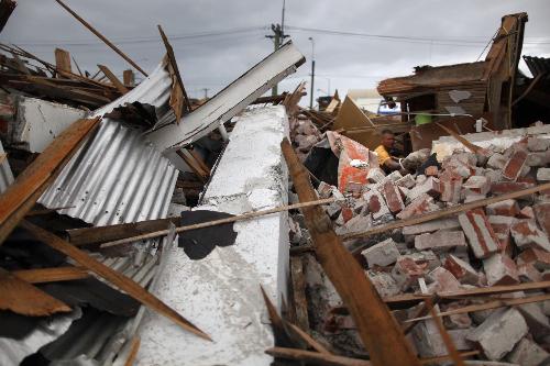 组图：新西兰克莱斯特彻奇6.3级地震后景象