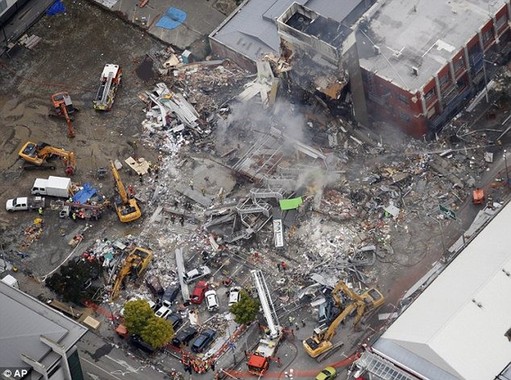 新西兰大地震遇难人数升至145人 逾200人失踪