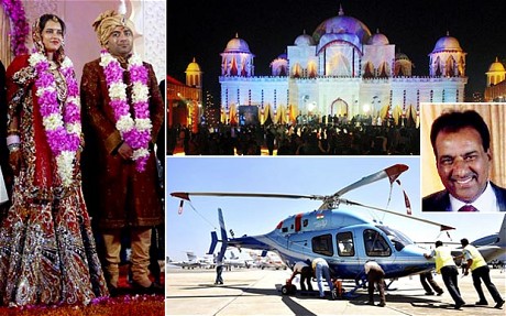 印度议员为儿子操办奢华婚礼招批评 耗资恐超千万英镑