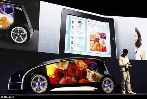丰田展示新一代智能概念车Fun-Vii 颜色外观均可变