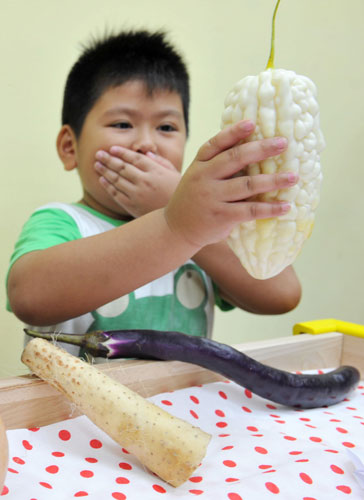 组图：台儿童偏食调查“最不爱吃苦瓜”