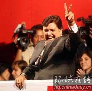 加西亚东山再起赢得秘鲁总统大选