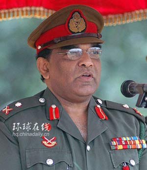 斯里兰卡任命新陆军副参谋长 经验丰富