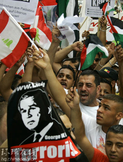 世界各地举行游行声援黎巴嫩