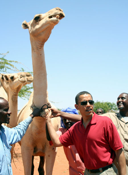 奥巴马出访肯尼亚