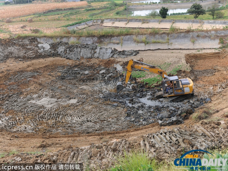 63年最强高温霸居南方 多地水塘干涸作物枯死