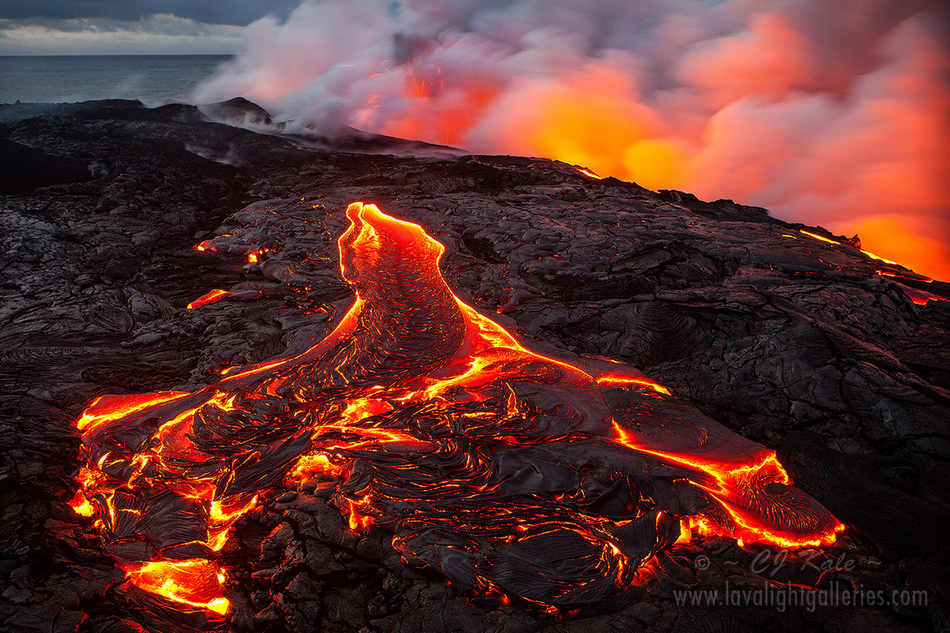 风光摄影：基拉韦厄火山之舞(高清组图)