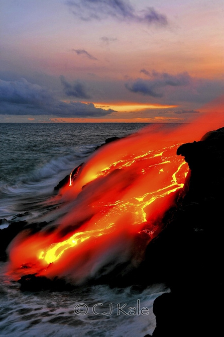 风光摄影：基拉韦厄火山之舞(高清组图)