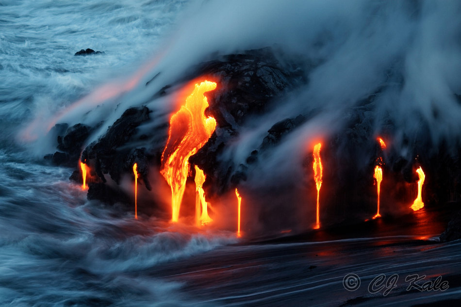 风光摄影：基拉韦厄火山之舞(高清组图)