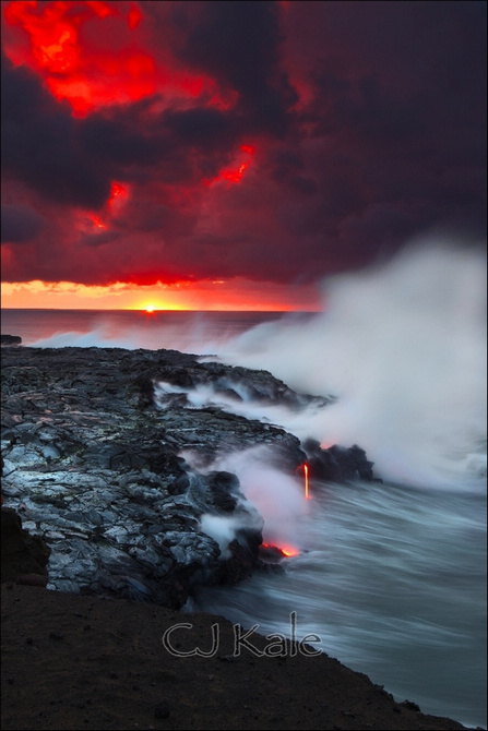 风光摄影：基拉韦厄火山之舞(高清组图)