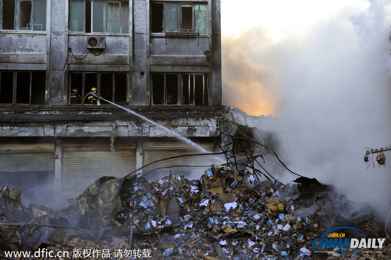 浙江温岭一制鞋厂发生火灾 造成16人死亡