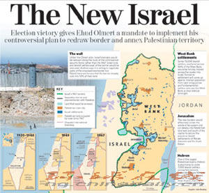 《独立报》：新以色列——重划西岸边界