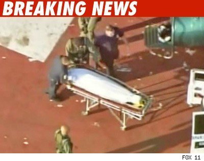 迈克尔-杰克逊遗体通过直升机运往验尸官办公处