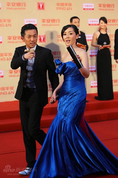 上海电影节开幕--两人认出新浪记者