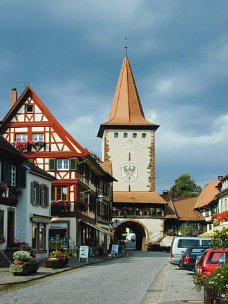 德国黑森林里的中世纪小镇