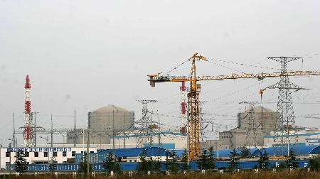 中国田湾核电站涡轮机试运转成功
