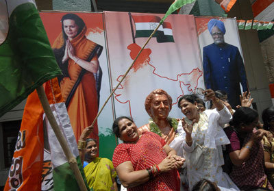 印度大选揭晓国大党优势明显 辛格将再度出任总理