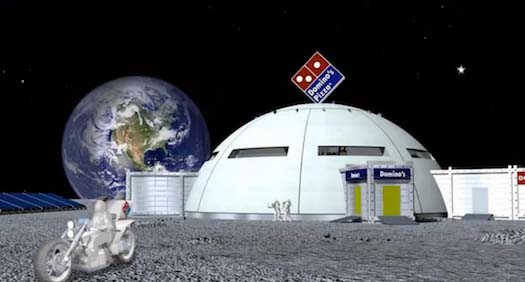 看上去很酷！达美乐比萨公司抛出在月球开分店计划