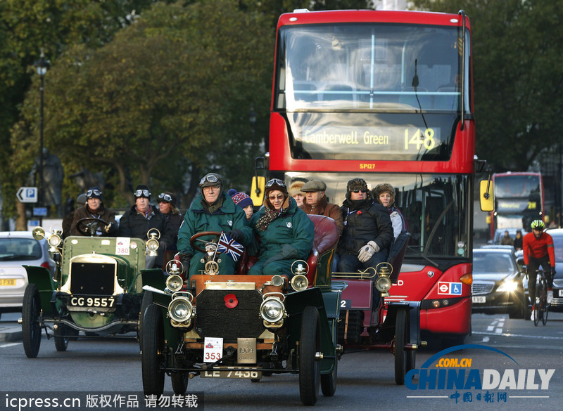 英国举办伦敦至布莱顿老爷车耐力赛