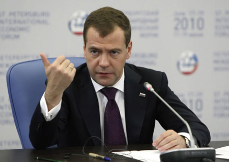 Over $6b worth of contracts signed at Russian forum: Medvedev
