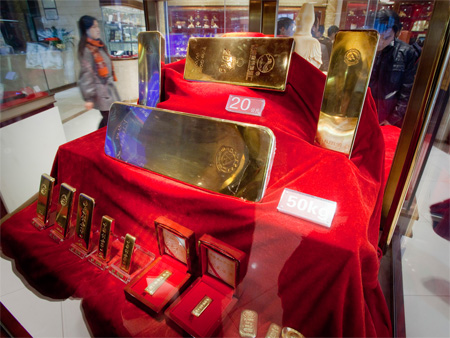 China's gold investment demand jumps