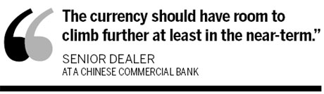 Yuan strengthens against dollar