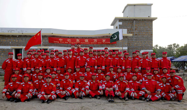 1st Chinese rescue team back home from Pakistan