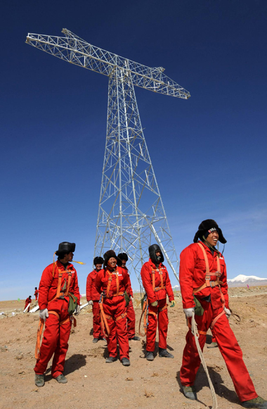 Sky-high power project in Qinghai