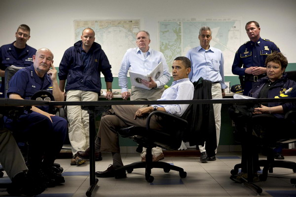 Obama briefed on oil spill reports