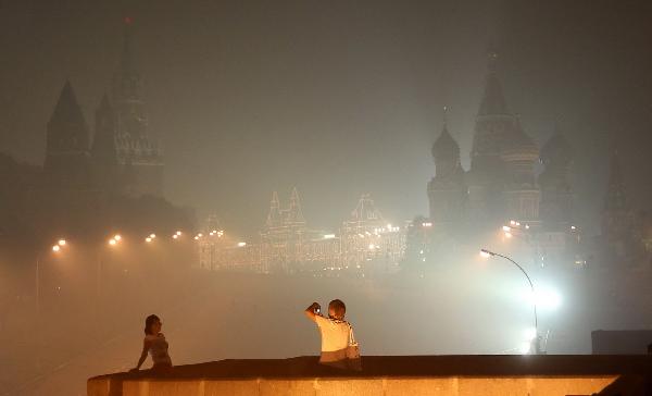 Moscow suffers serious air pollution due to wildfires