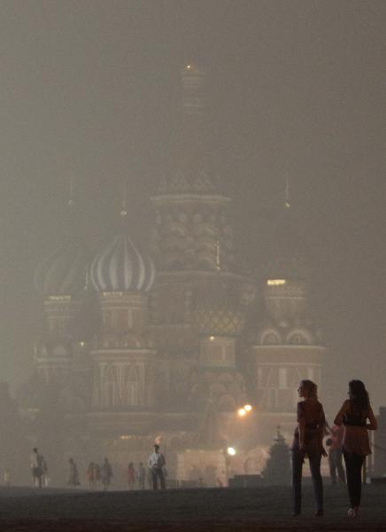 Moscow suffers serious air pollution due to wildfires