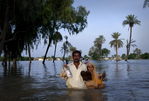 Struggling for live through destructive floods in Pakistan