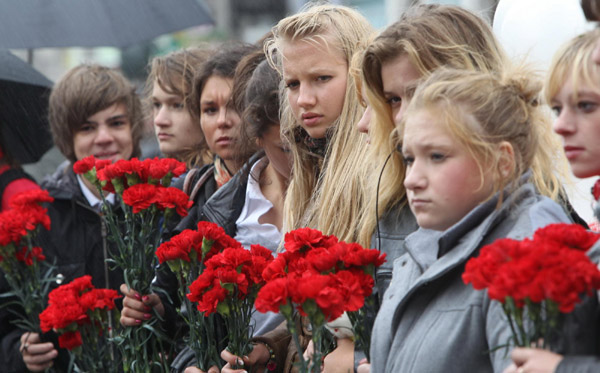 Moscow mourns victims of Beslan terrorists attacks