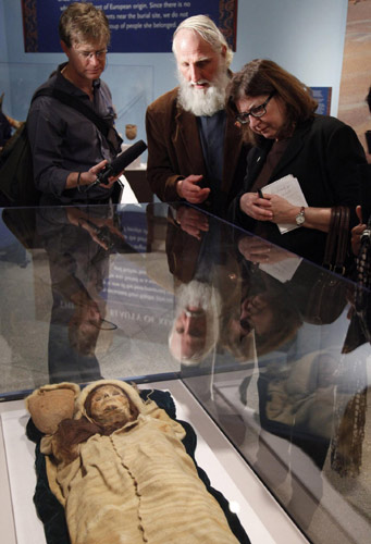 Chinese mummy on display in Philadelphia