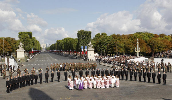 France marks Bastille Day with military parade