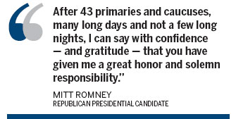 Romney pivots to general election