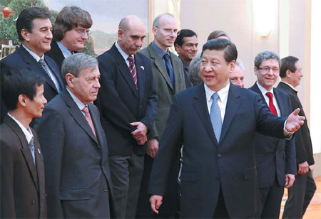 Xi unveils foreign policy direction