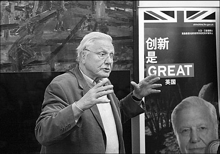 Attenborough shows his China film credentials
