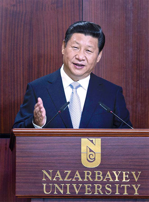 Xi proposes a 'new Silk Road' with Central Asia