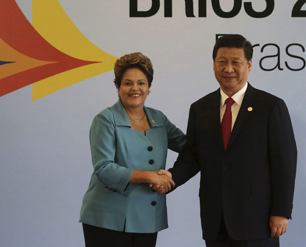 Leaders discuss BRICS bank