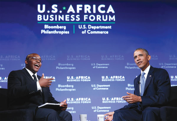 US-Africa summit talks development