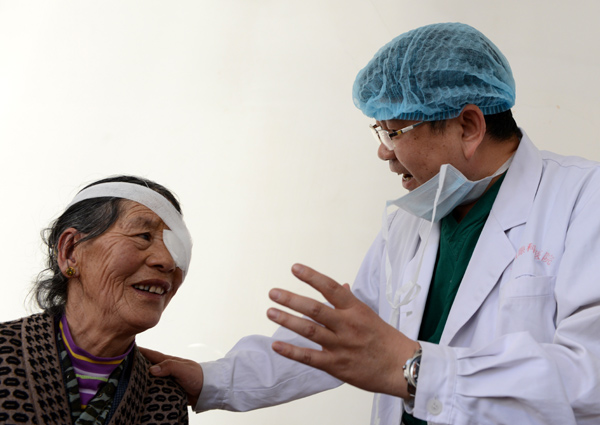 Cataract project aids thousands in Tibet