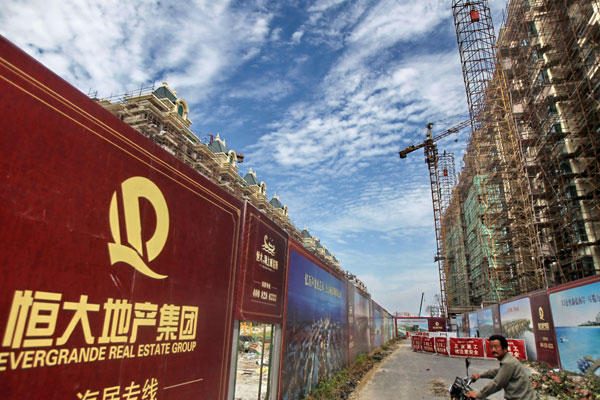 Evergrande blooms in wilting property sector