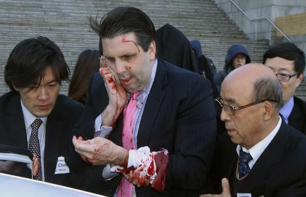 US ambassador healing after knife attack in Seoul