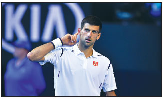 Djokovic survives comedy of errors